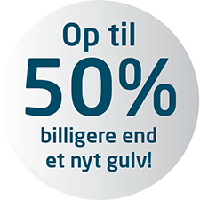 linoslib er op til 50% billigere end nye linoleumsgulve